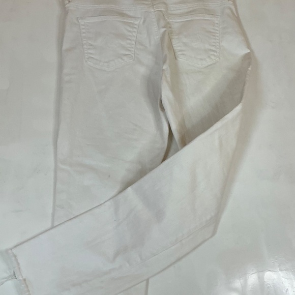 AG The Stevie Ankle white cut spring summer jeans size 8 - Picture 4 of 7